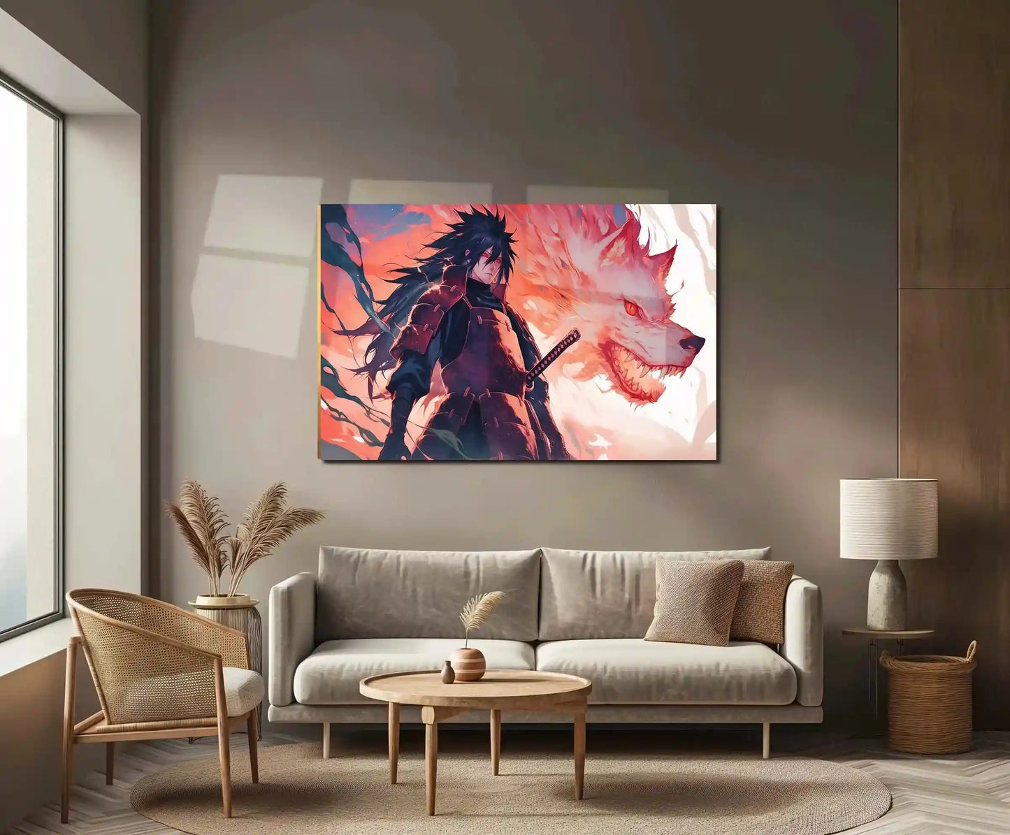 Anime Metal Poster | Madara Uchiha Metal Poster | Naruto Shippuden Wall Art | Uchiha Clan Power Decor - TURTLEWINGS