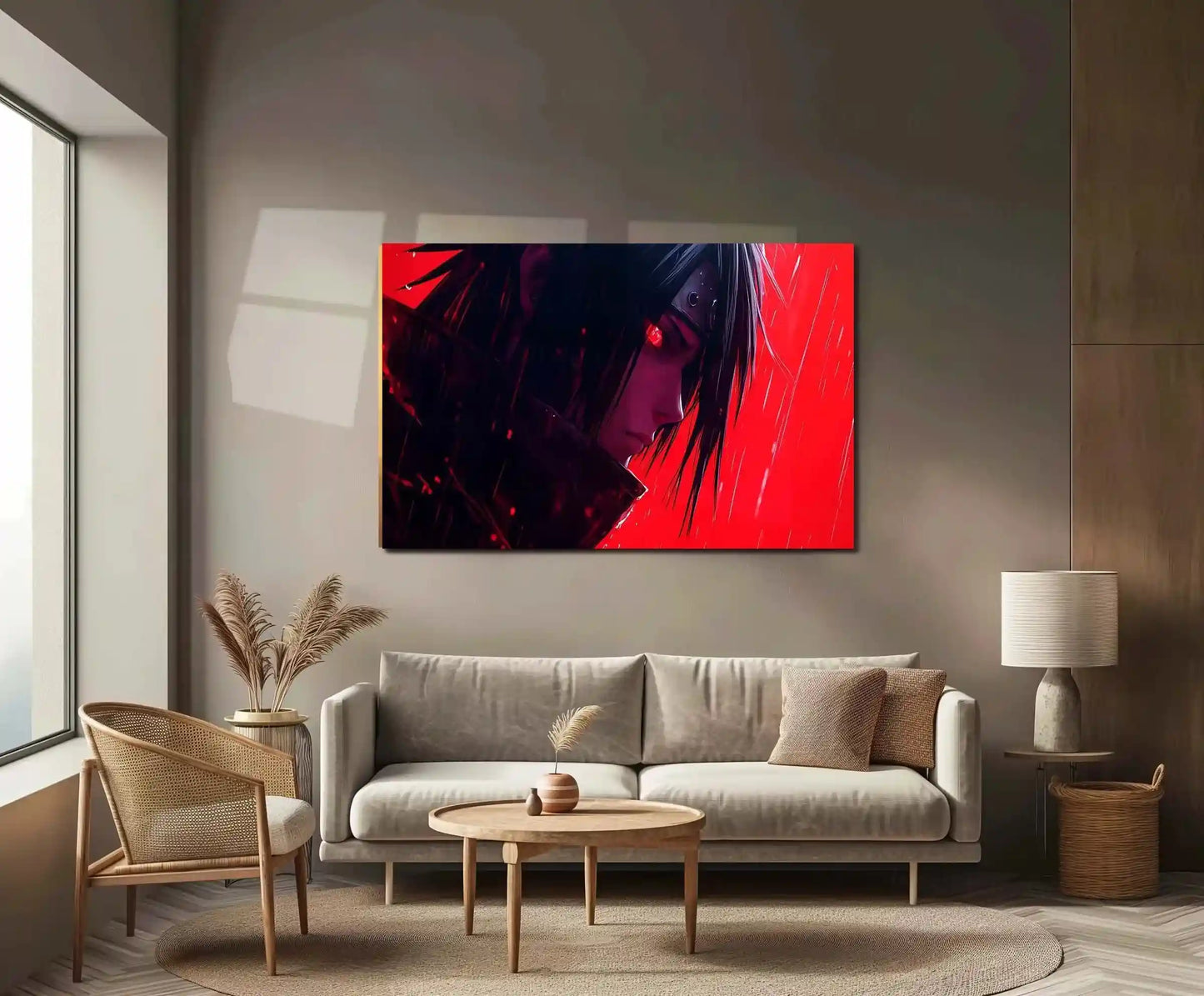 Anime Metal Poster | Madara Uchiha Metal Poster | Naruto Shippuden Wall Art | Uchiha Clan Power Decor 1 - TURTLEWINGS