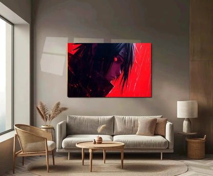 Anime Metal Poster | Madara Uchiha Metal Poster | Naruto Shippuden Wall Art | Uchiha Clan Power Decor 1 - TURTLEWINGS