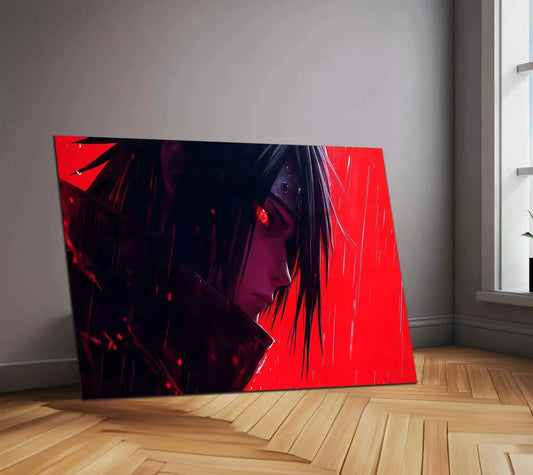 Anime Metal Poster | Madara Uchiha Metal Poster | Naruto Shippuden Wall Art | Uchiha Clan Power Decor 1 - TURTLEWINGS