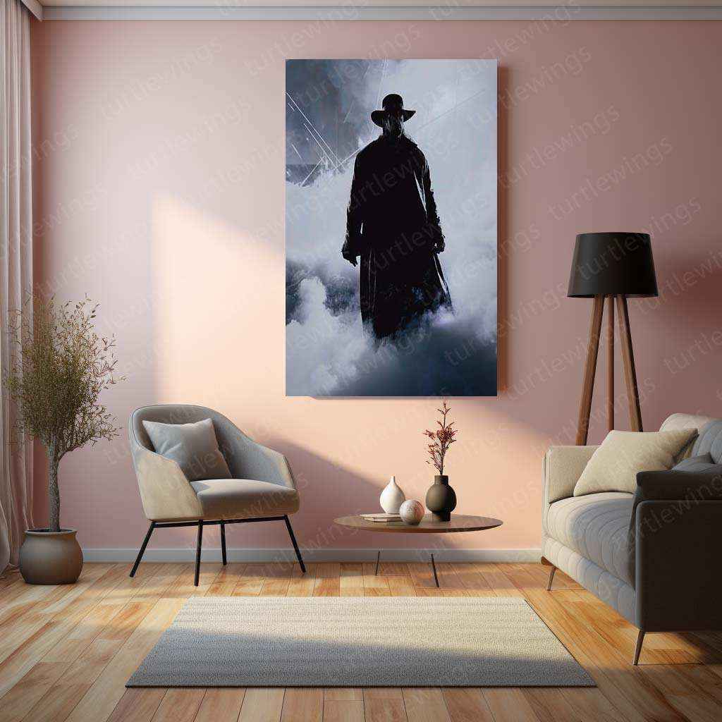 The Undertaker Portrait – Iconic WWE Superstar Art Print - TURTLEWINGS