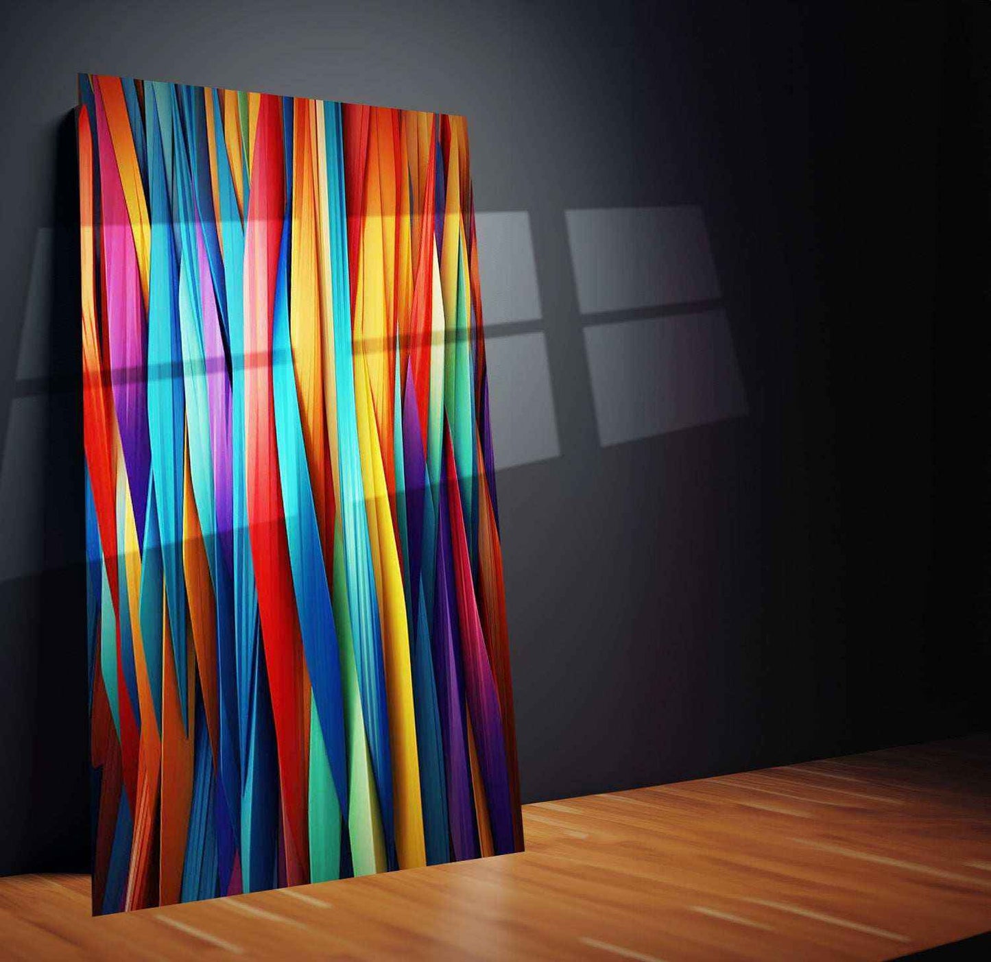 Abstract Art Metal Poster | Modern Wall Decor | Contemporary Aesthetic Artwork - TURTLEWINGS