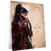 Game Metal Poster | Vayne – The Night Hunter Metal Poster League Inspired Wall Art | Dark Hunter Gaming Metal Frame