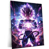 Vegeta Metal Poster – dbz Warrior | Saiyan Prince Wall Art |3