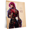 Game Metal Poster | Vi – Loyalty Means Nothing Metal Poster League Inspired Wall Art | Rebel Fighter Gaming Metal Frame