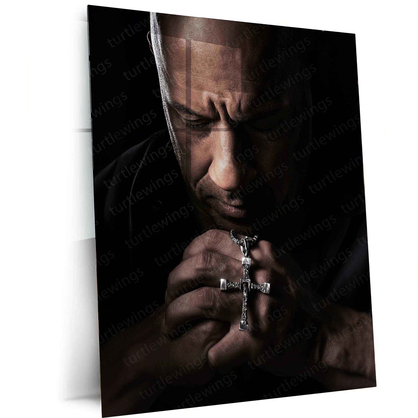 Vin Diesel Metal Poster – Fast & Furious Star | Iconic Action Hero Wall Art - TURTLEWINGS