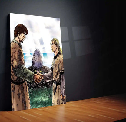 Anime Metal Poster | Vinland Saga – Thorfinn Manga Metal Poster | Viking Anime Wall Frame 01 - TURTLEWINGS