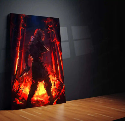 Anime Metal Poster | Vinland Saga – Thorfinn Manga Metal Poster | Viking Anime Wall Frame 07 - TURTLEWINGS