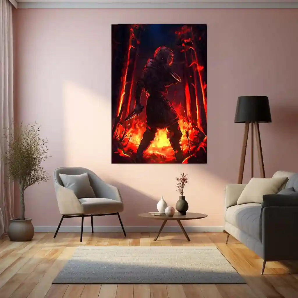 Anime Metal Poster | Vinland Saga – Thorfinn Manga Metal Poster | Viking Anime Wall Frame 07 - TURTLEWINGS
