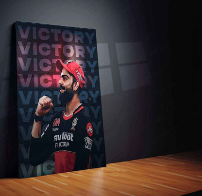 Virat Kohli Metal Poster – King Kohli Cricket Legend Wall Art - TURTLEWINGS