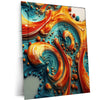Abstract Art Metal Poster | Modern Wall Decor | Contemporary Aesthetic Artwork