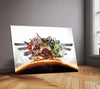 Warhammer – Eternal War | Grimdark Battle Metal Frame | Sci-Fi Warfare Wall Art