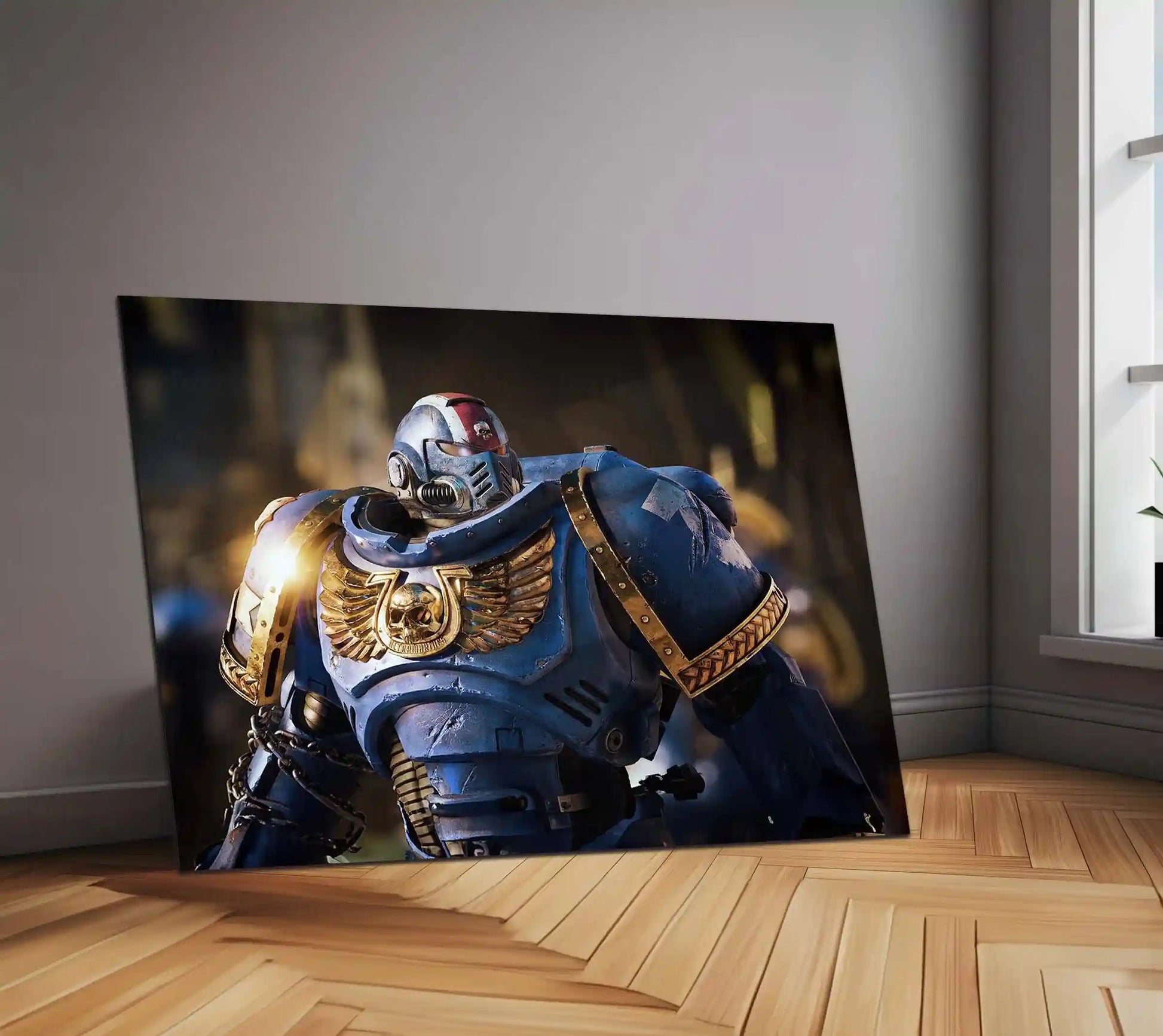 Warhammer – Eternal War | Grimdark Battle Metal Frame | Sci-Fi Warfare Wall Art 01 - TURTLEWINGS