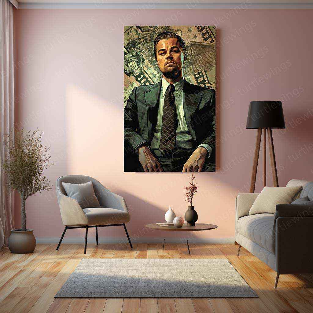 The Wolf of Wall Street Metal Poster – Hustle, Power, and Luxury - TURTLEWINGS