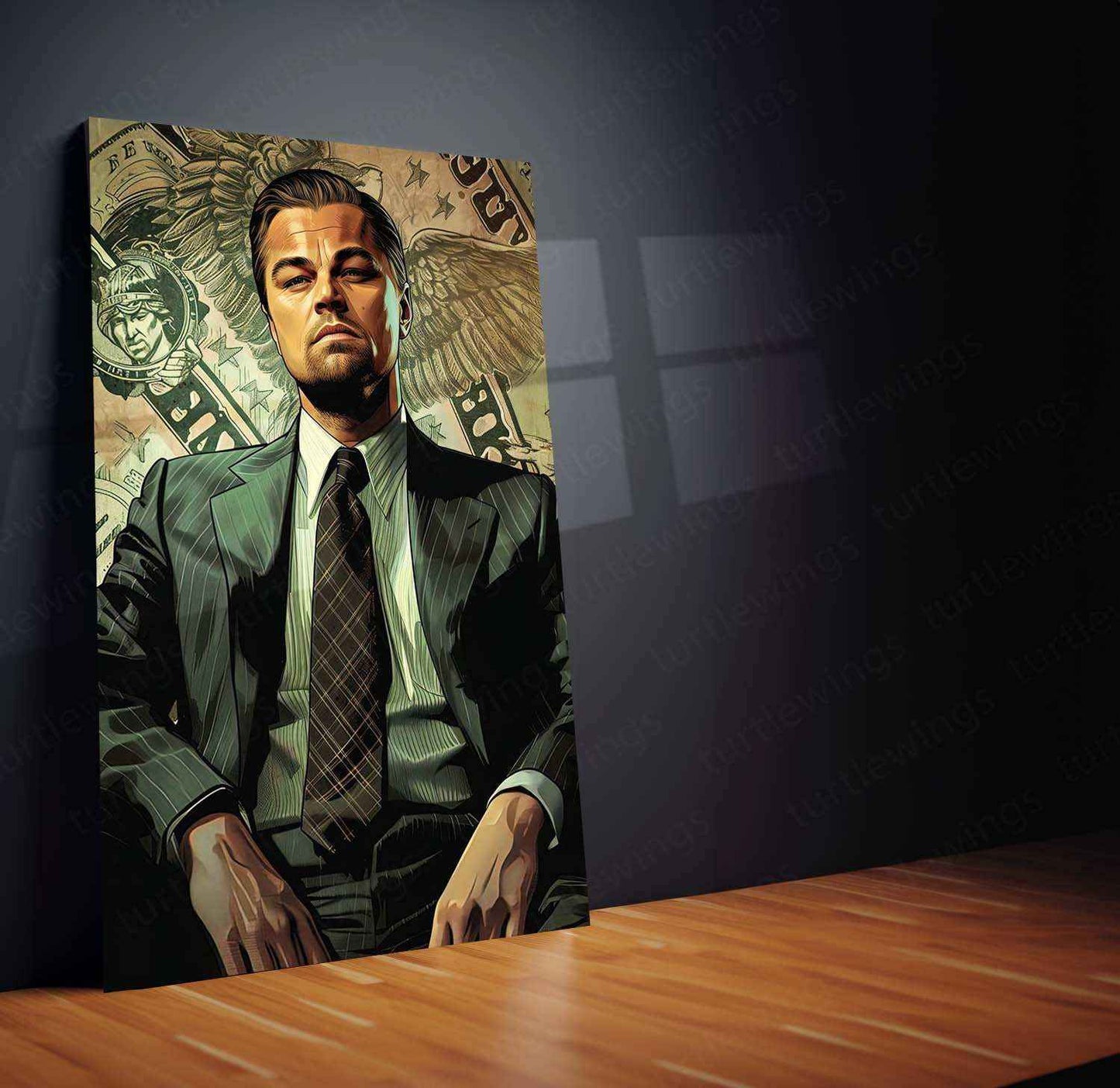 The Wolf of Wall Street Metal Poster – Hustle, Power, and Luxury - TURTLEWINGS