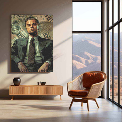 The Wolf of Wall Street Metal Poster – Hustle, Power, and Luxury - TURTLEWINGS