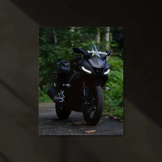 LED | 🏍️ Yamaha R15 Neon LED Metal Poster | Sportbike Wall Art for Bikers - TURTLEWINGS