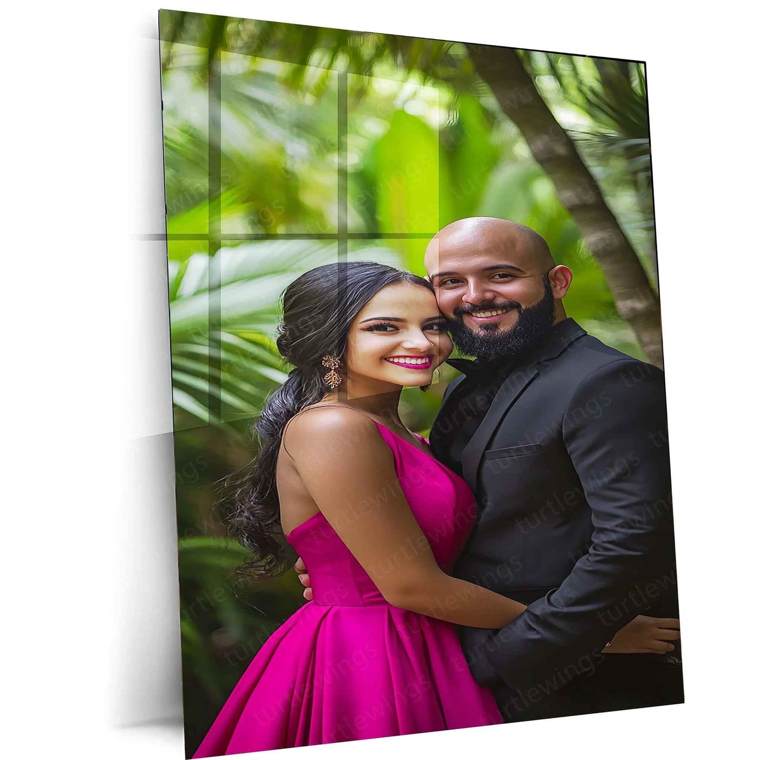 Custom Metal Poster / Frame Portrait – Personalized Wall Art - TURTLEWINGS