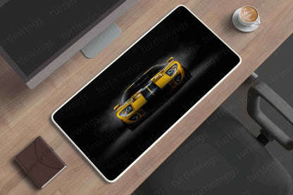 Yellow Ford GT 2005 MS Deskmat - TURTLEWINGS