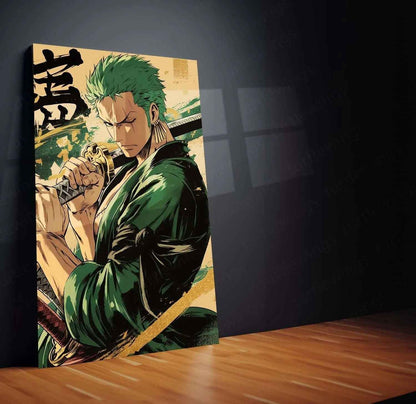 Roronoa Zoro One Piece Metal Poster 2 - TURTLEWINGS