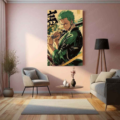 Roronoa Zoro One Piece Metal Poster 2 - TURTLEWINGS