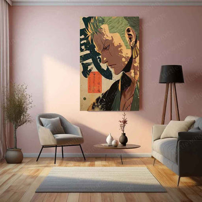 Roronoa Zoro One Piece Metal Poster 3 - TURTLEWINGS