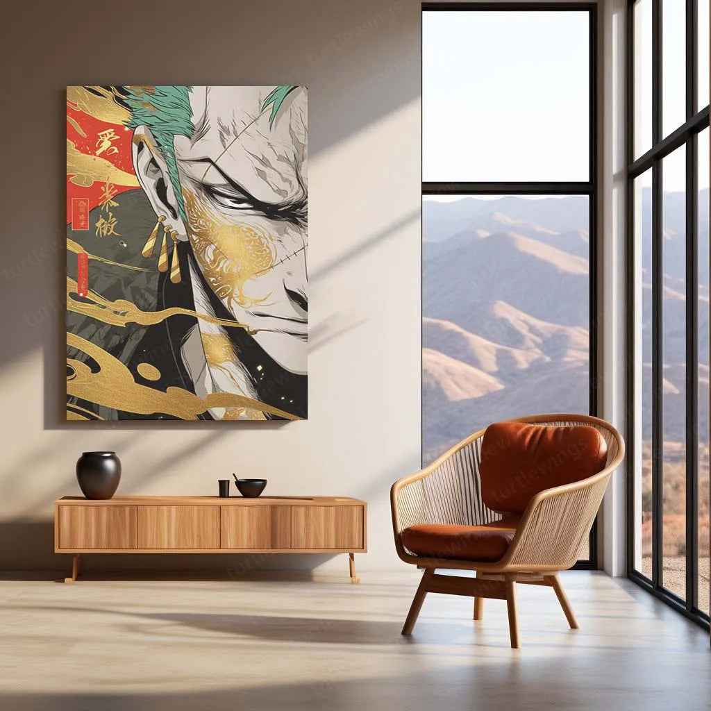 Roronoa Zoro One Piece Metal Poster 5 - TURTLEWINGS